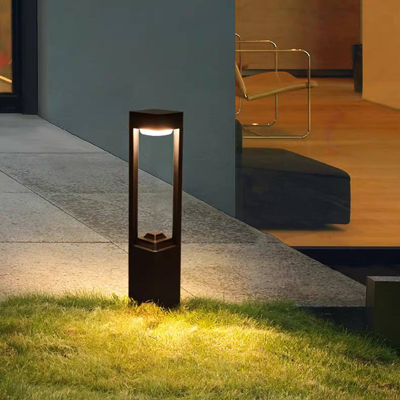 Outdoor Lighting Solar - Luminous floor lamp courtyard solar LED