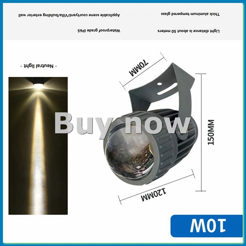 Led Flood Light - Outdoor LED Garden Wall Spotlights 10W