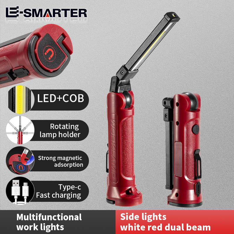 Outdoor Lighting Junction Box - COB LED Work Light Rechargeable Folding