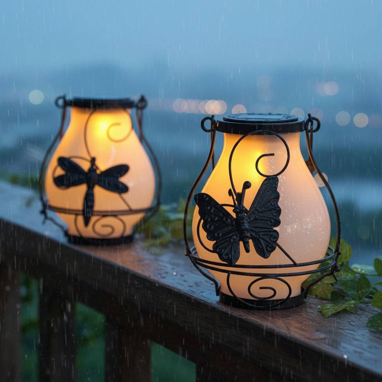 Outdoor Lighting Decoration - Solar Butterfly Lantern Waterproof Butterfly Solar