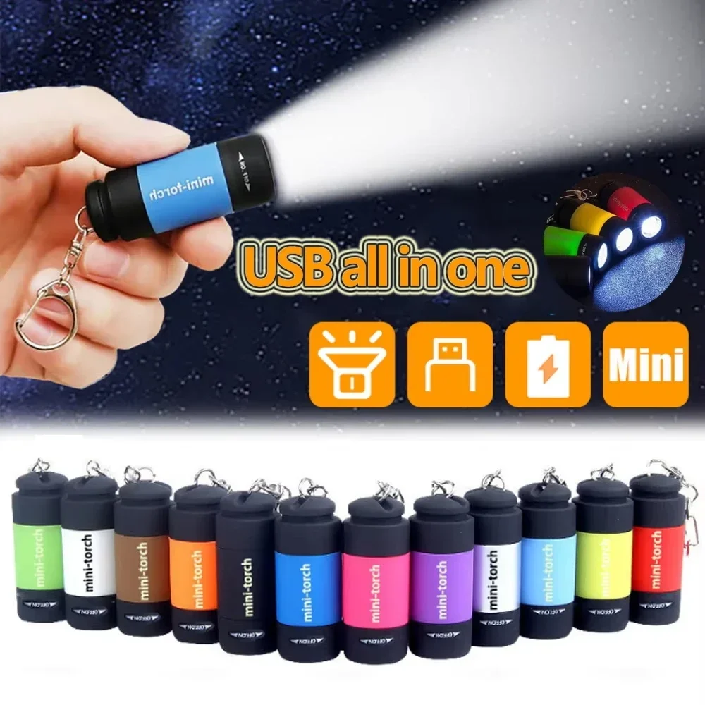 Outdoor Lighting Brands - USB Charge LED Flashlight Multifunctional Strong