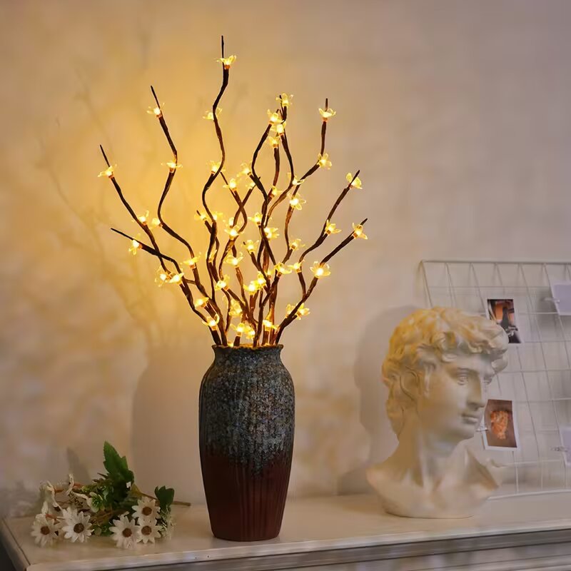 Outdoor Lighting Decoration - 1/2PC 20LED Cherry Blossom Tree Branch