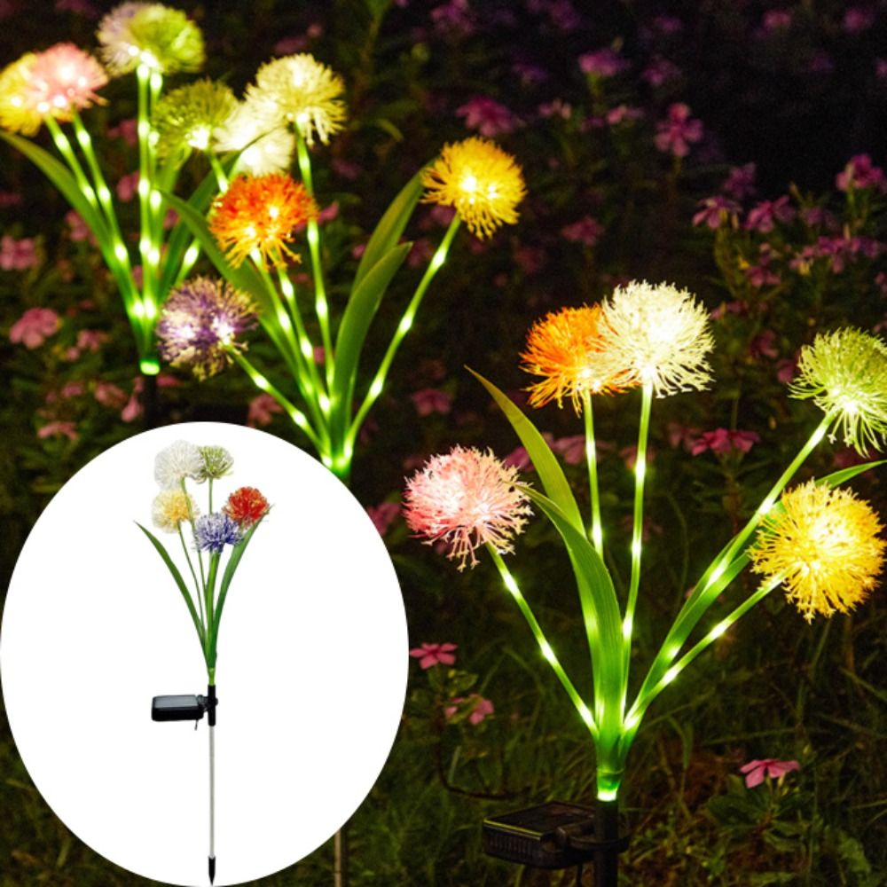 Outdoor Lighting Solar - Outdoor 5 Head Solar Outdoor Lights
