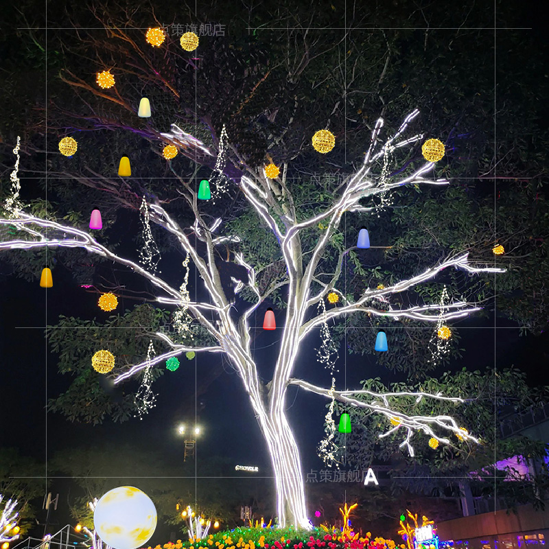 Lucky bag lanterns, money bags - огляд і ціна Outdoor Lighting On Trees