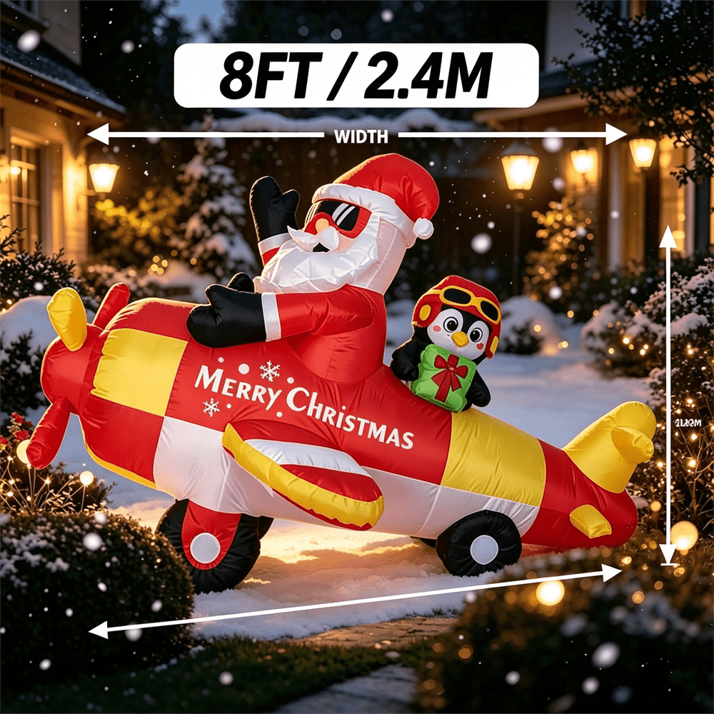 8FT Christmas Inflatable Toy L - огляд і ціна Xmas Outdoor Lighting Decorations