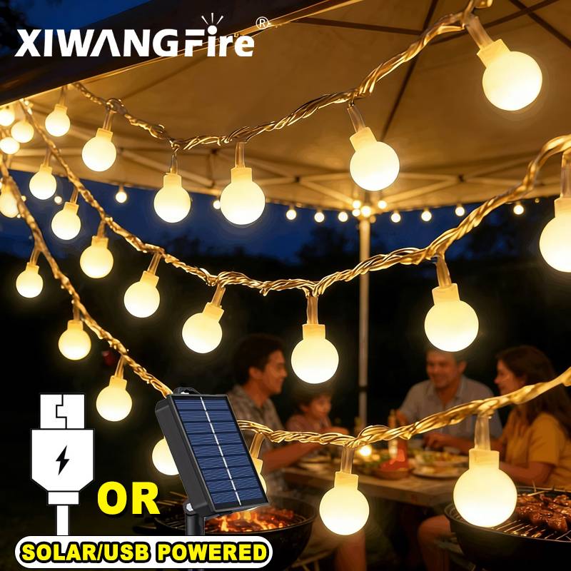 3-10M Solar/USB/Battery String - огляд і ціна Outdoor Lighting For Camping