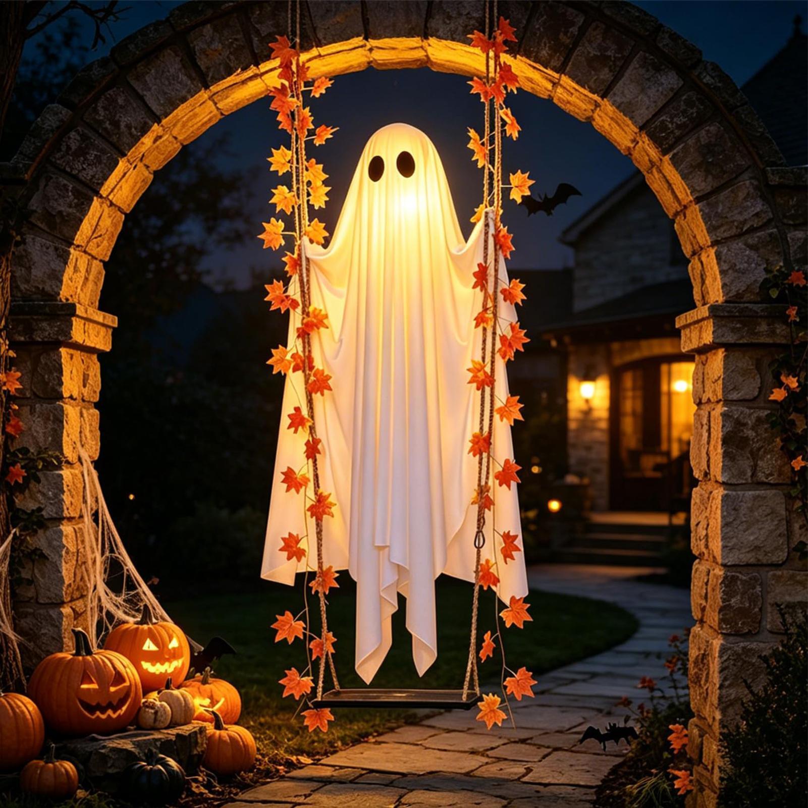 Swinging Ghost Light Up Spooky - огляд і ціна Outdoor Lighting Remote Control