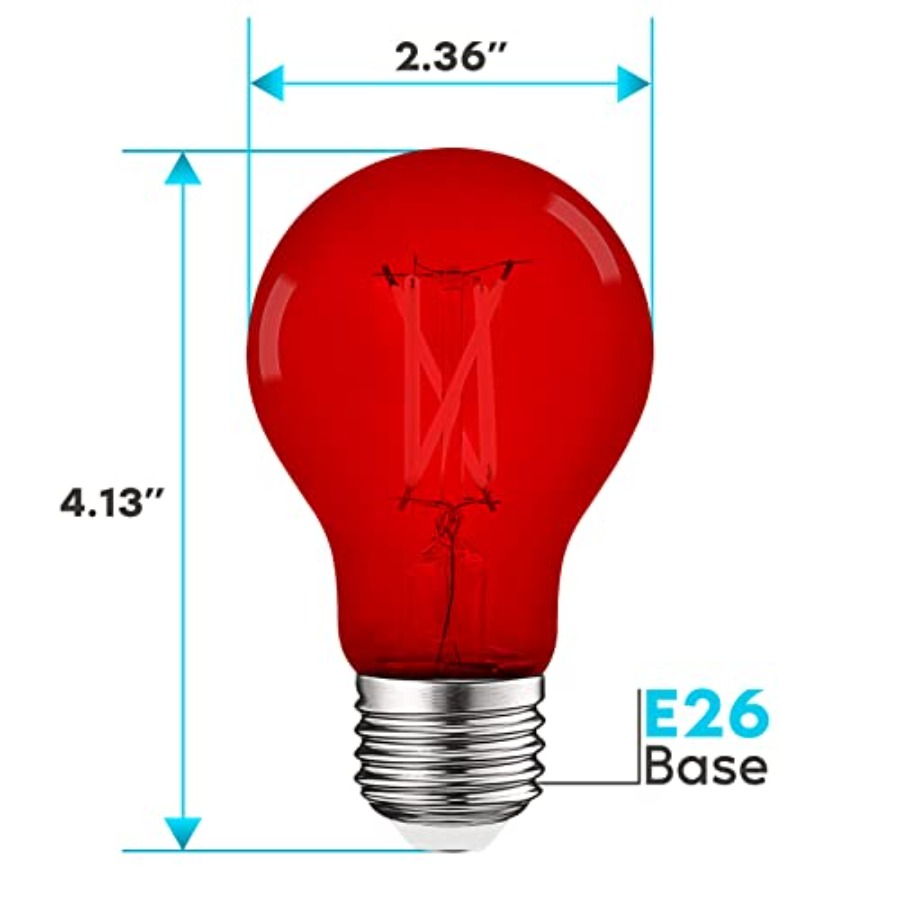 A19 Edison LED Light Bulbs, 4. - огляд і ціна Outdoor Lighting Decoration