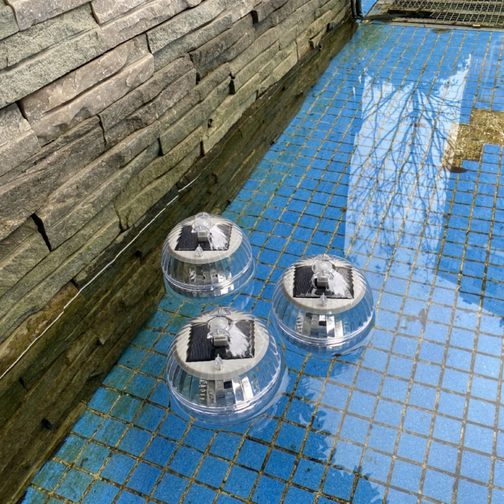 Colorful Solar Floating Pool L - огляд і ціна Outdoor Lighting Around Pool