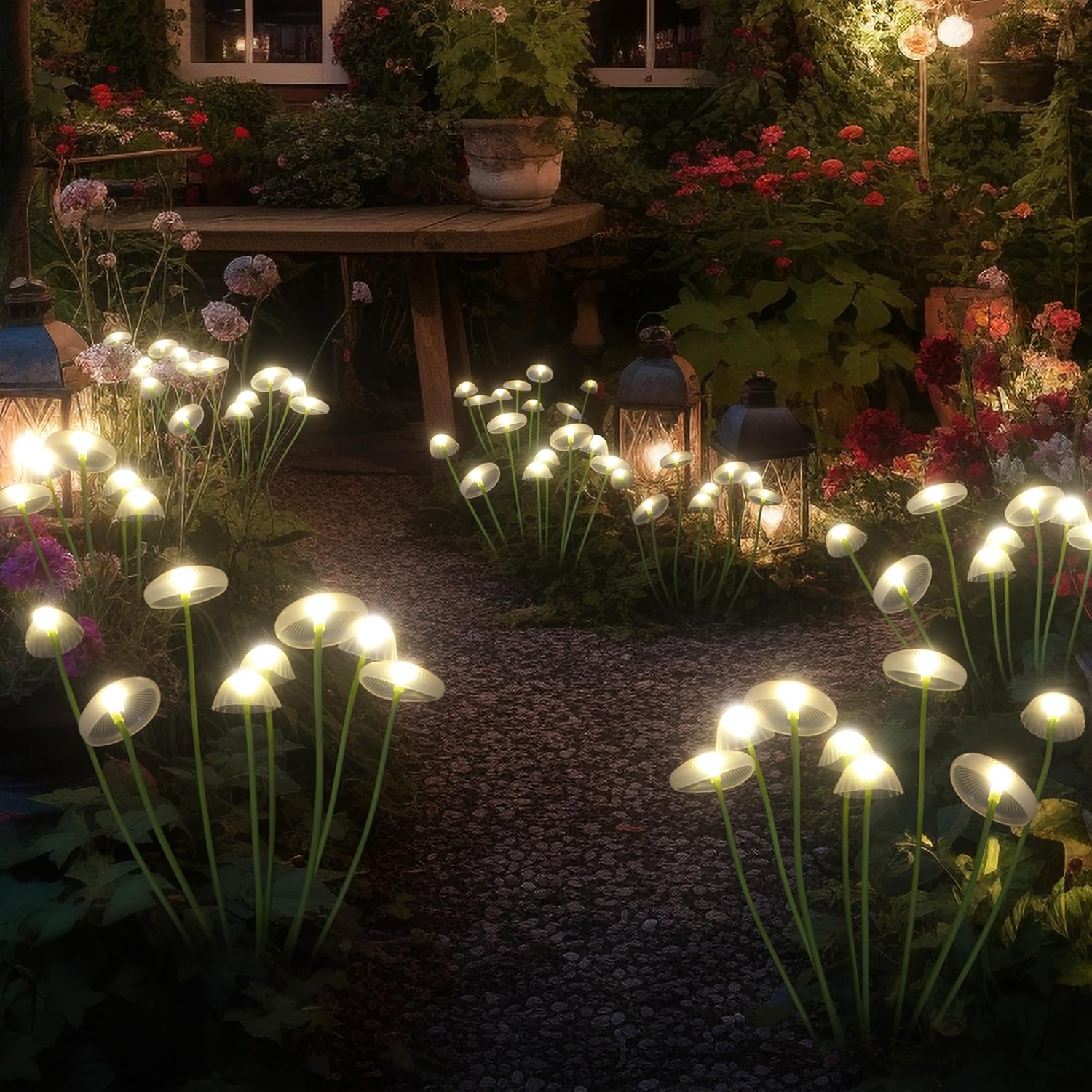 LED Solar Jellyfish Mushroom L - огляд і ціна Outdoor Lighting Jellyfish