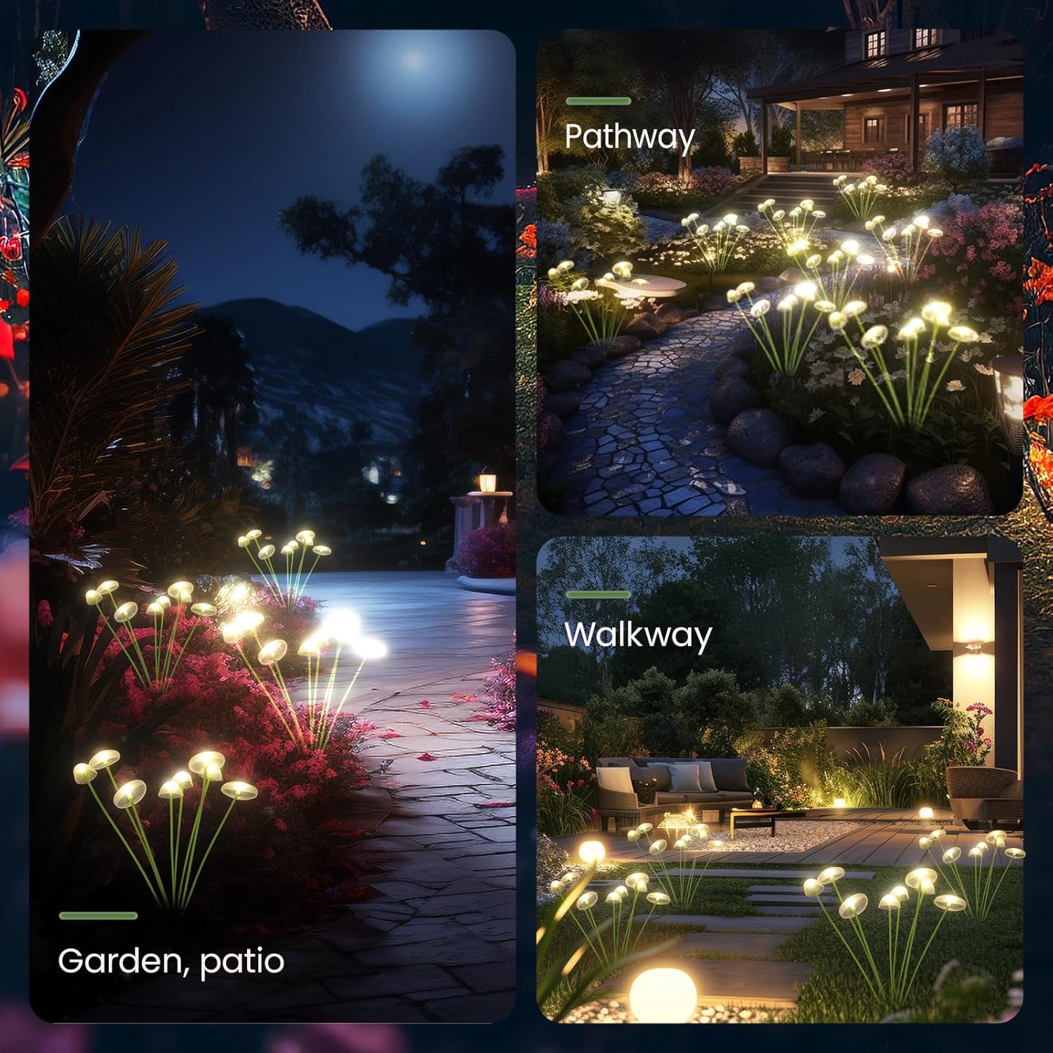 LED Solar Jellyfish Mushroom L - огляд і ціна Outdoor Lighting Jellyfish