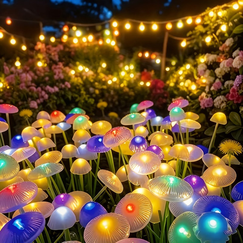 Solar Lawn Mushroom Jellyfish  - огляд і ціна Outdoor Lighting Jellyfish