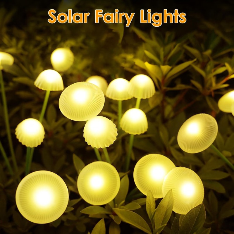 Solar Lawn Mushroom Jellyfish  - огляд і ціна Outdoor Lighting Jellyfish
