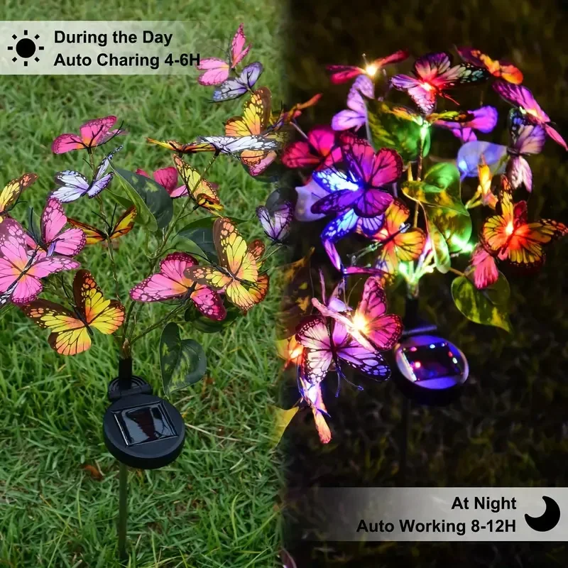 Solar LED Butterfly Garden Lig - огляд і ціна Outdoor Lighting Brands