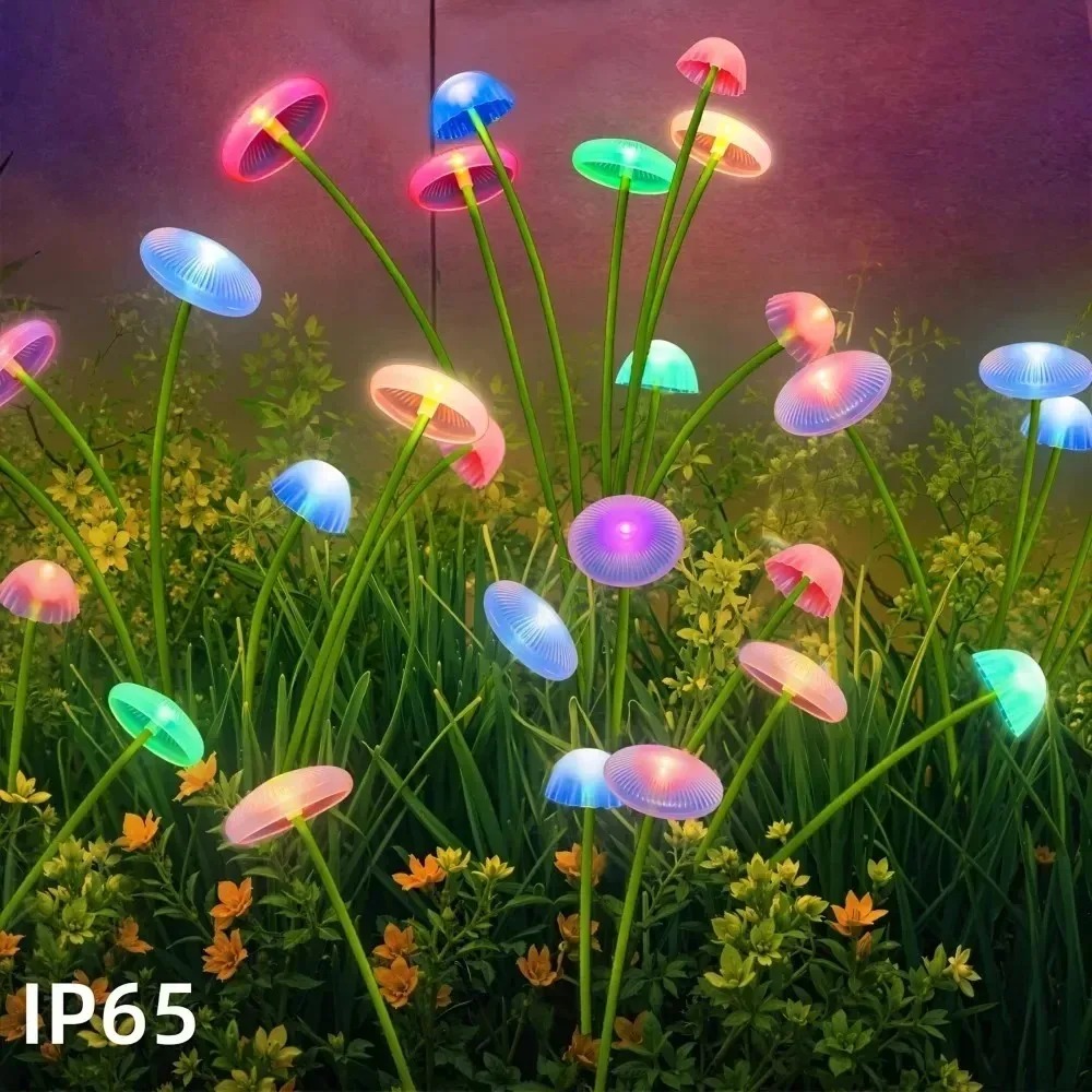 Color Changing Solar LED Mushr - огляд і ціна Outdoor Lighting Jellyfish