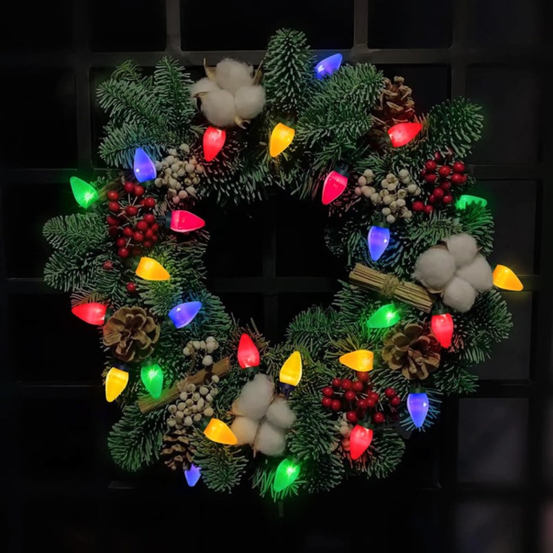ABLJ Multi-Color LED String Li - огляд і ціна Outdoor Lighting On Trees