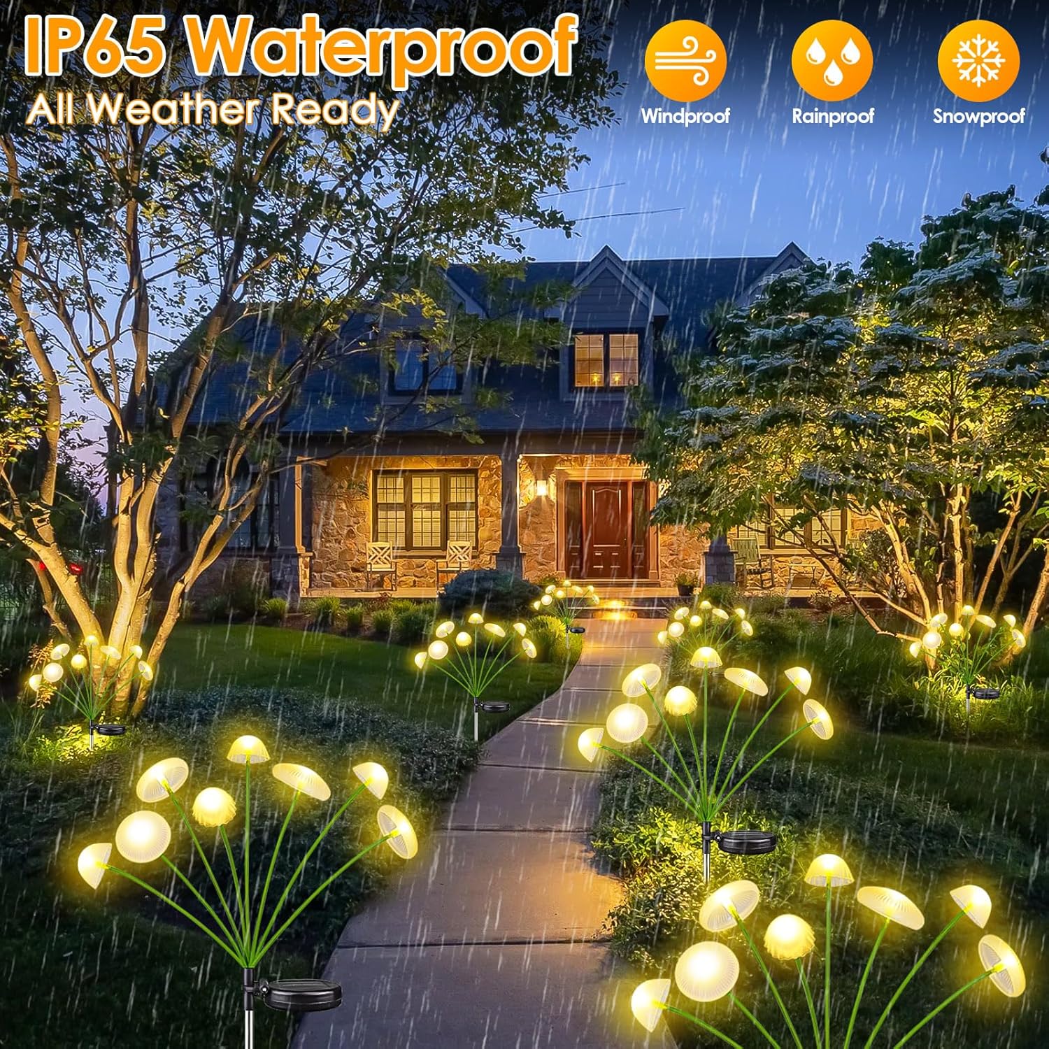LED Solar Jellyfish Mushroom L - огляд і ціна Outdoor Lighting Jellyfish