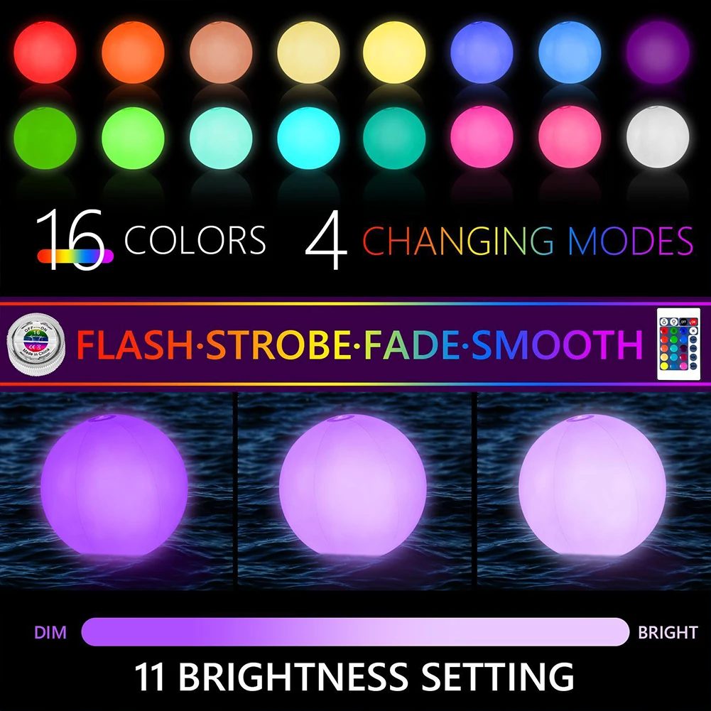 1-5PCS Floating Pool Lights wi - огляд і ціна Outdoor Lighting Around Pool