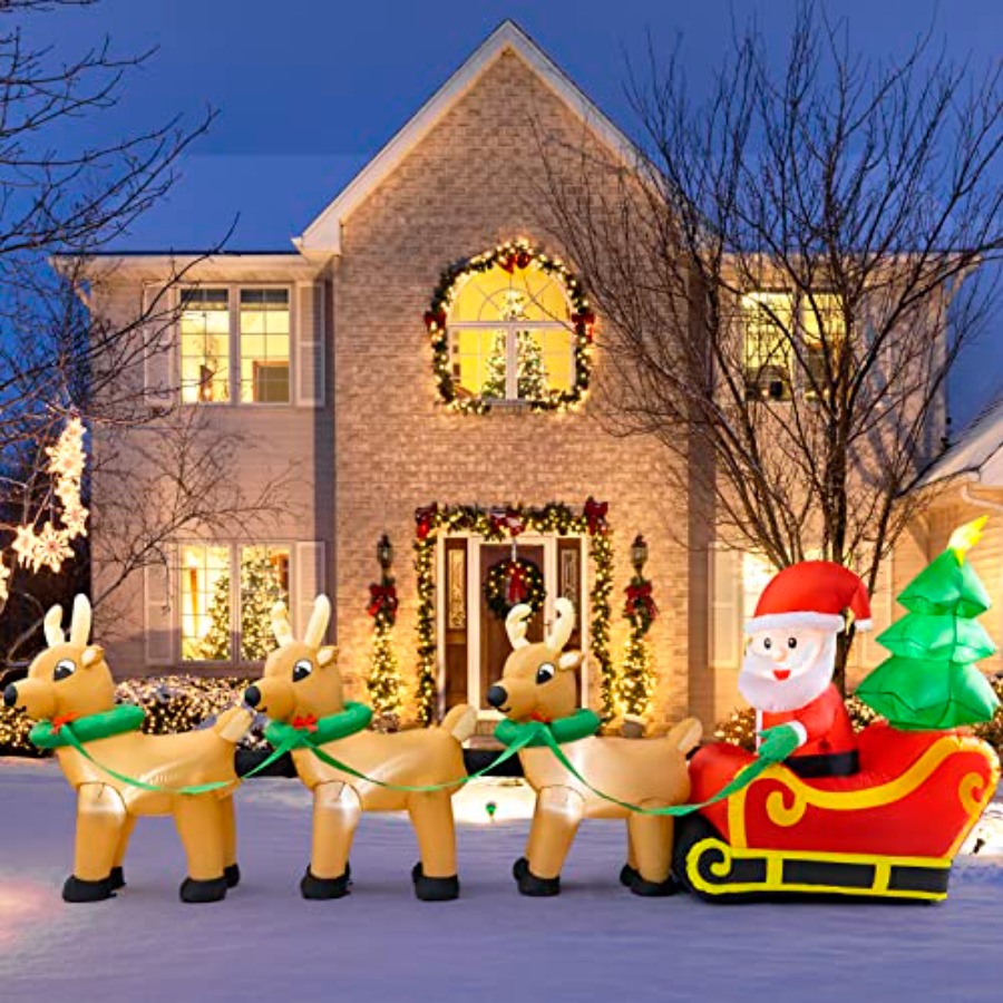 Outdoor Christmas inflatables  - огляд і ціна Outdoor Lighting On Trees