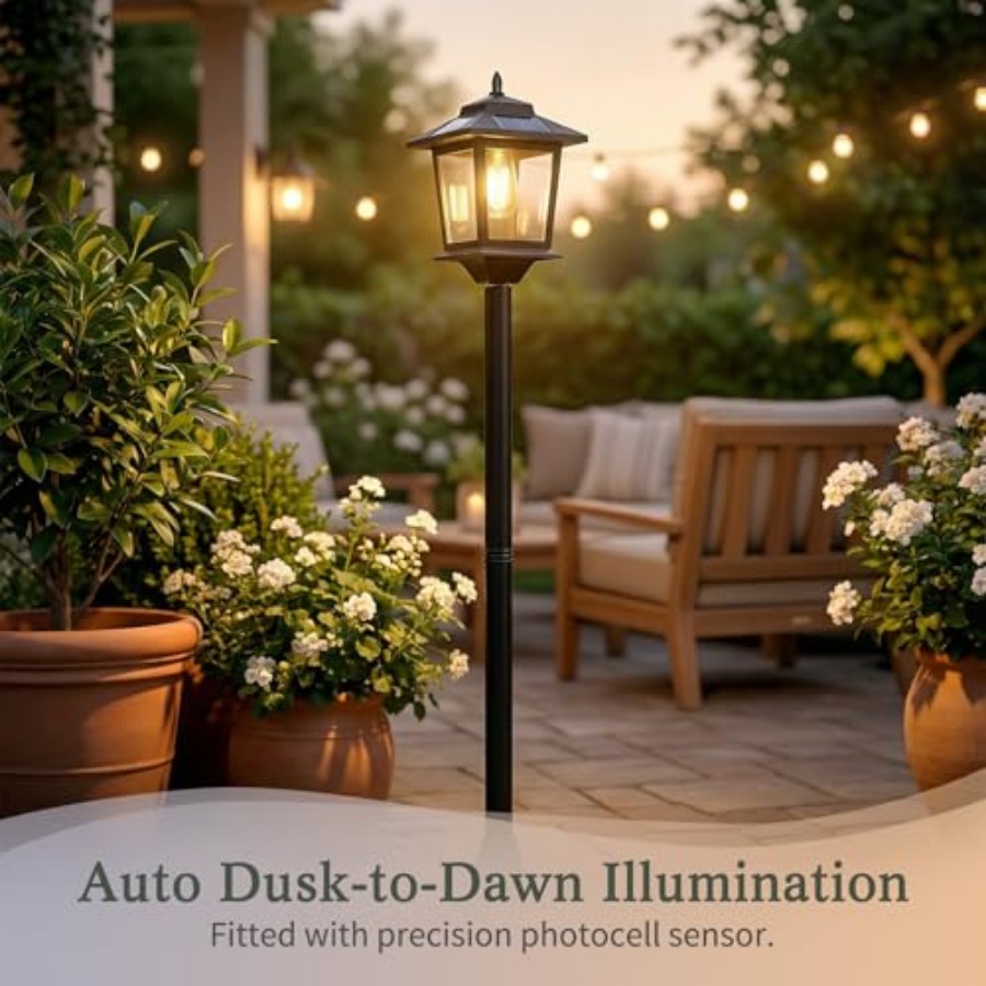 Outdoor Solar Post Lights, 2-P - огляд і ціна Outdoor Lighting Solar