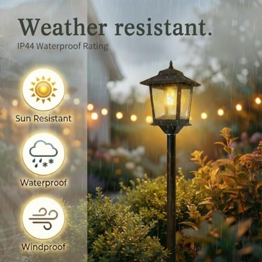Outdoor Solar Post Lights, 2-P - огляд і ціна Outdoor Lighting Solar