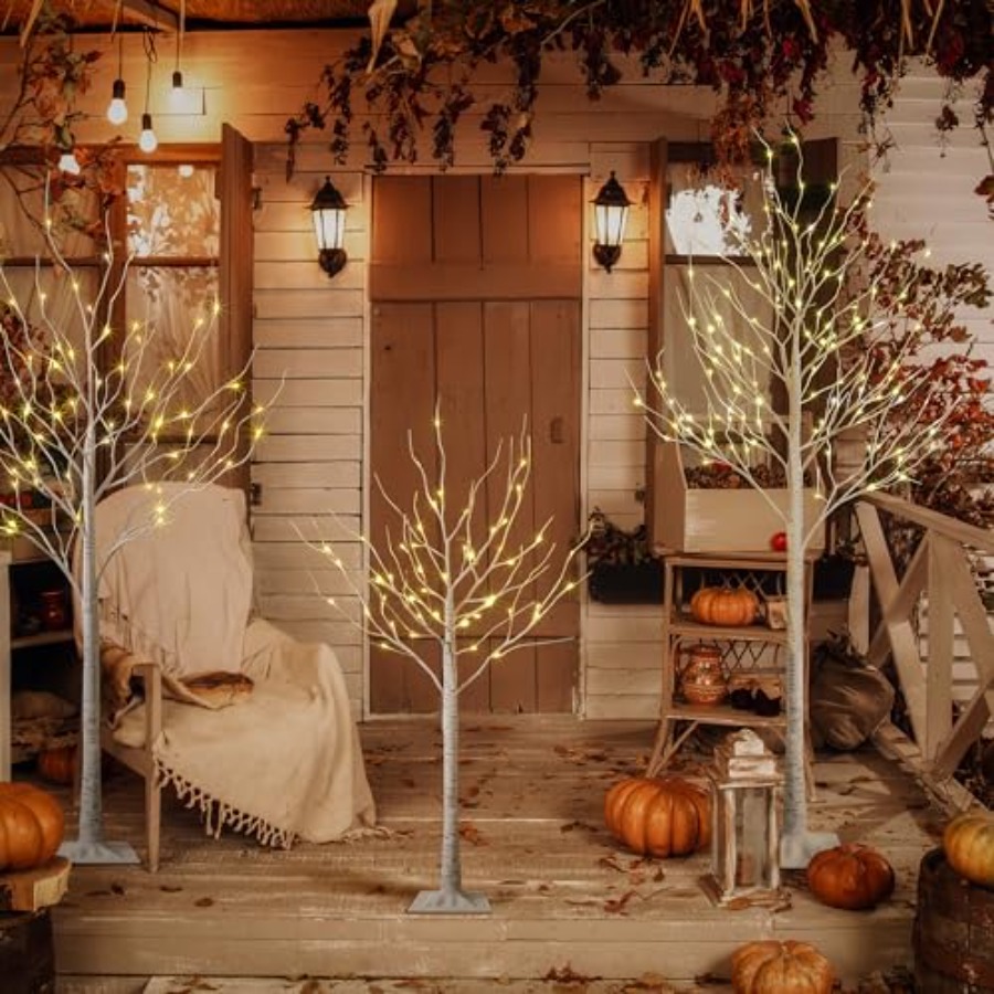 LED Birch Tree Light Set For I - огляд і ціна Outdoor Lighting On Trees