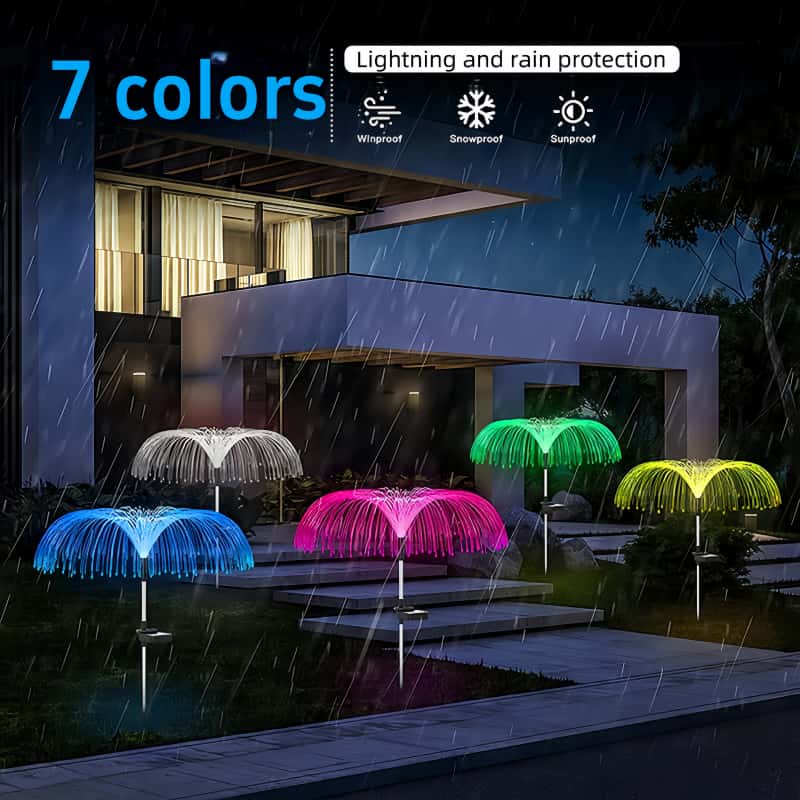 5 Pcs Solar Jellyfish LED Ligh - огляд і ціна Outdoor Lighting Jellyfish