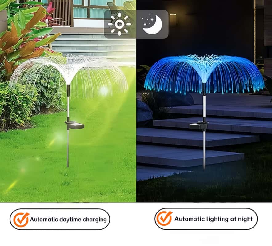 5 Pcs Solar Jellyfish LED Ligh - огляд і ціна Outdoor Lighting Jellyfish