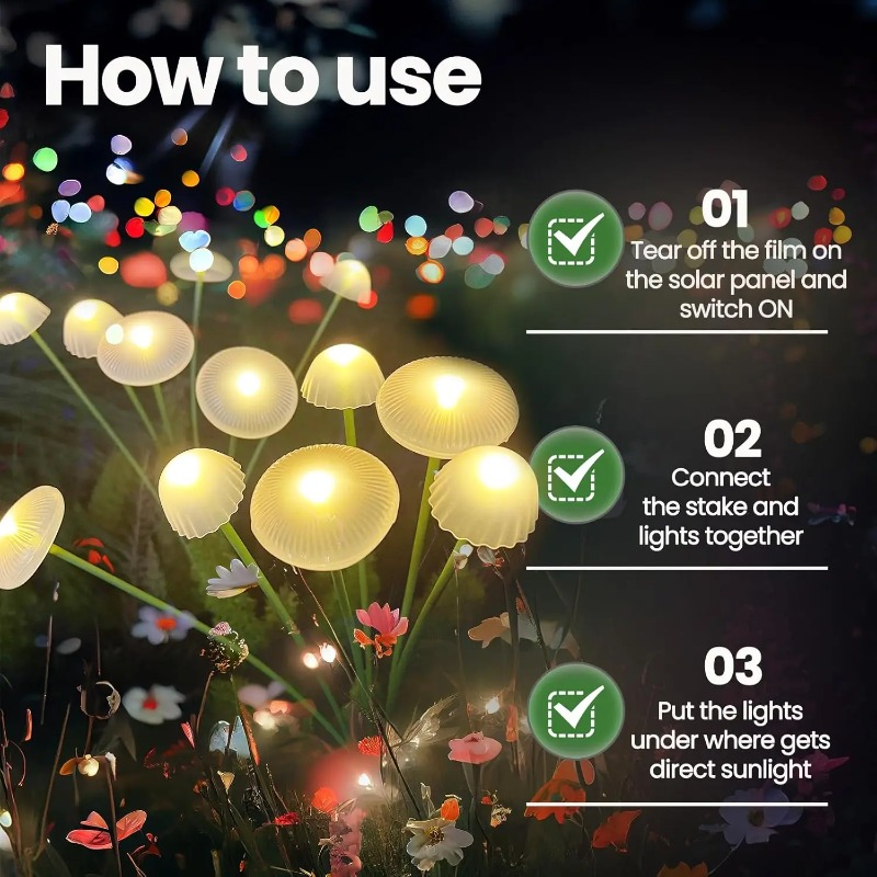 6LEDS Solar Mushroom Ambient L - огляд і ціна Outdoor Lighting Jellyfish