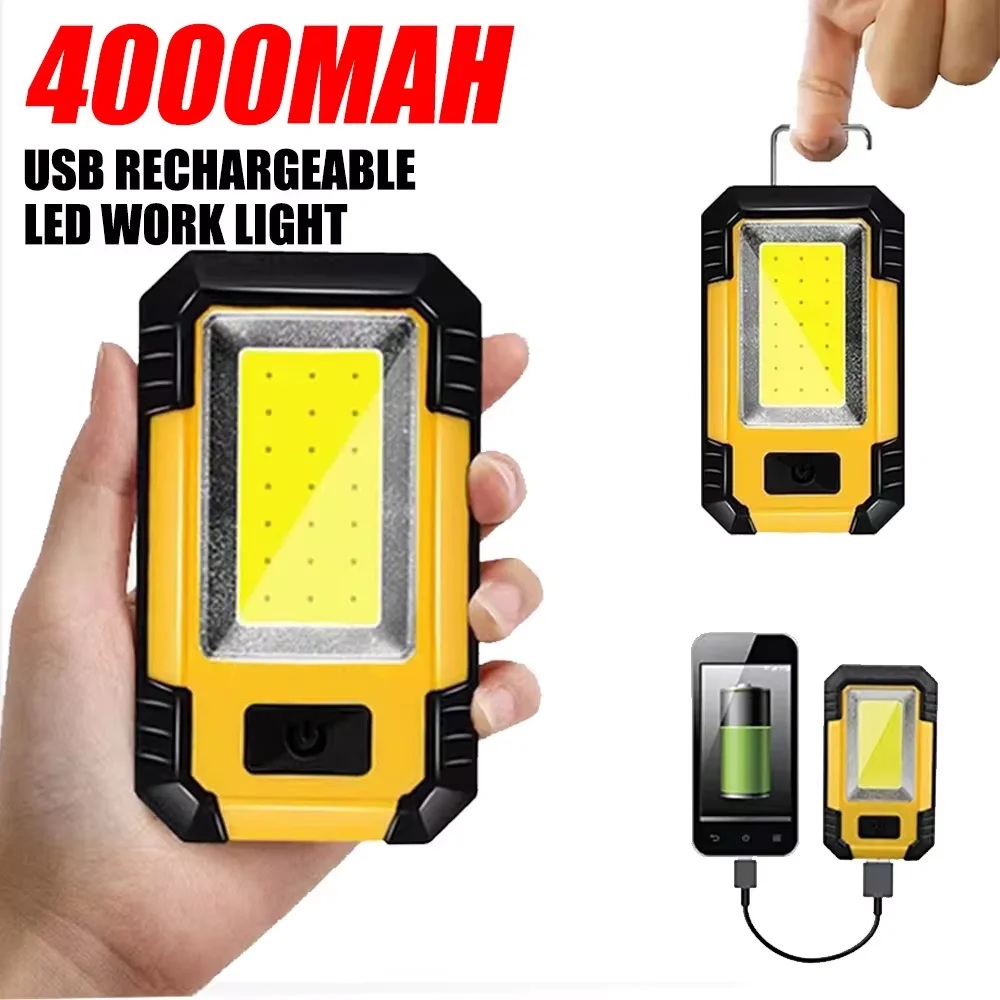 Rechargeable 4000MaH Work Ligh - огляд і ціна Outdoor Lighting For Camping