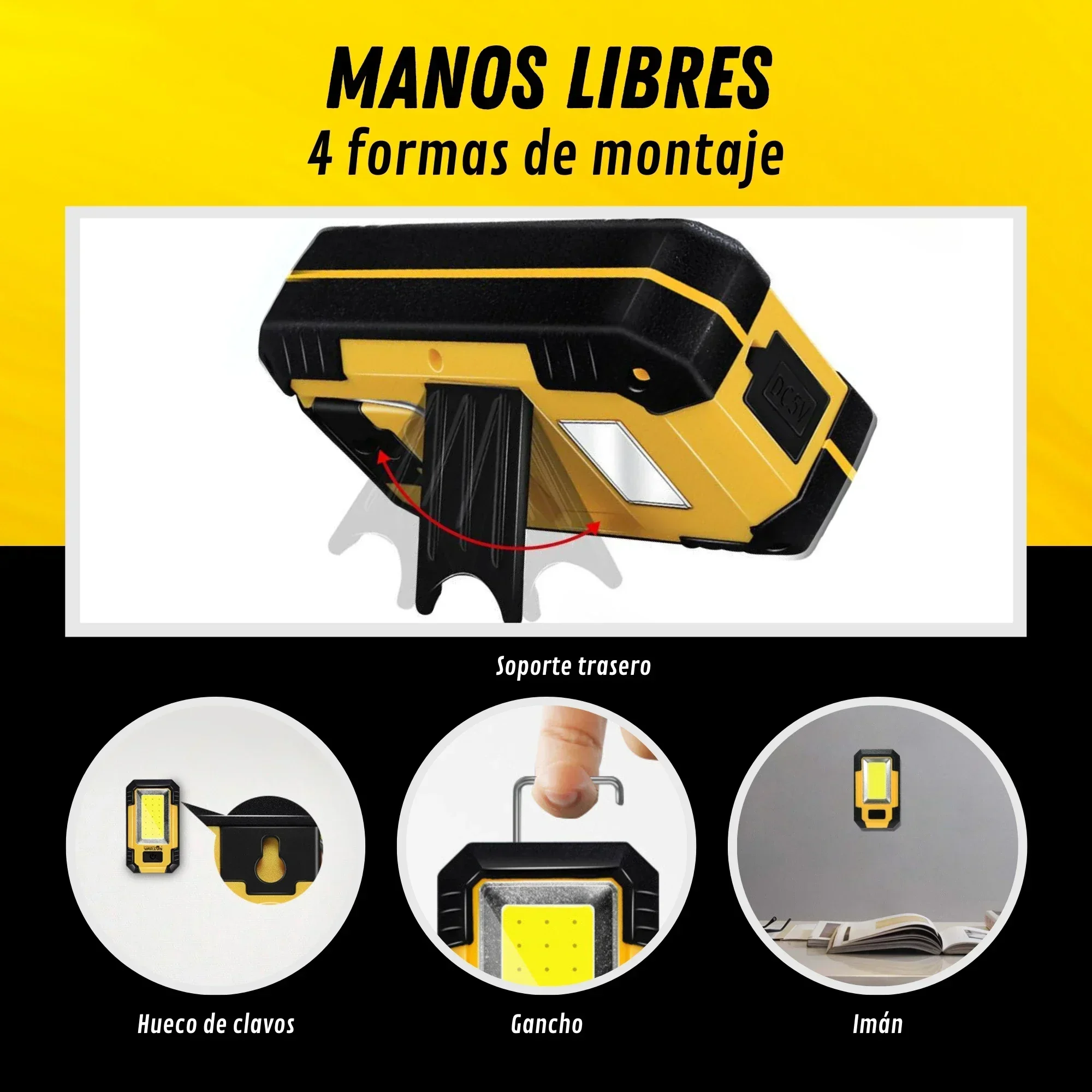 Rechargeable 4000MaH Work Ligh - огляд і ціна Outdoor Lighting For Camping