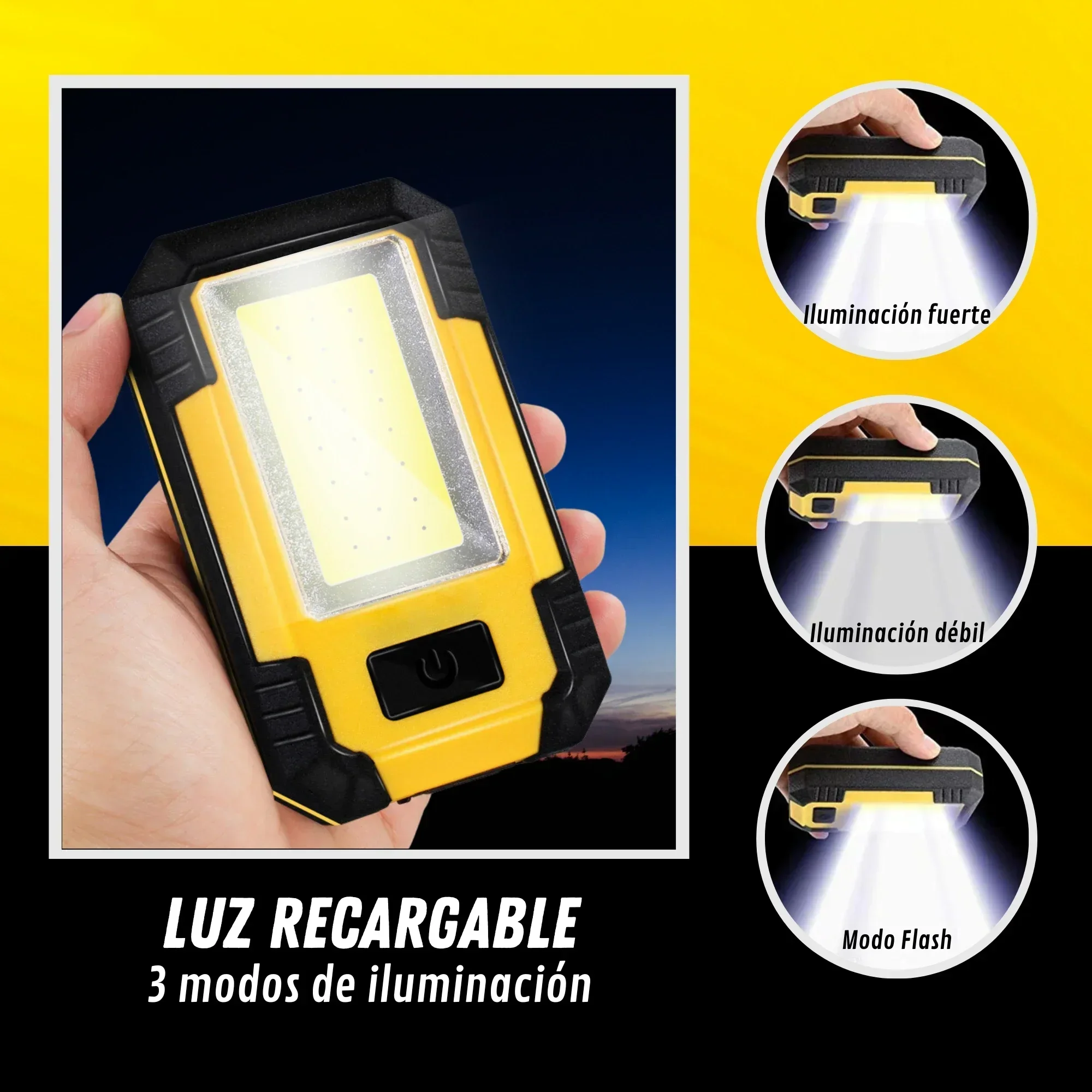 Rechargeable 4000MaH Work Ligh - огляд і ціна Outdoor Lighting For Camping