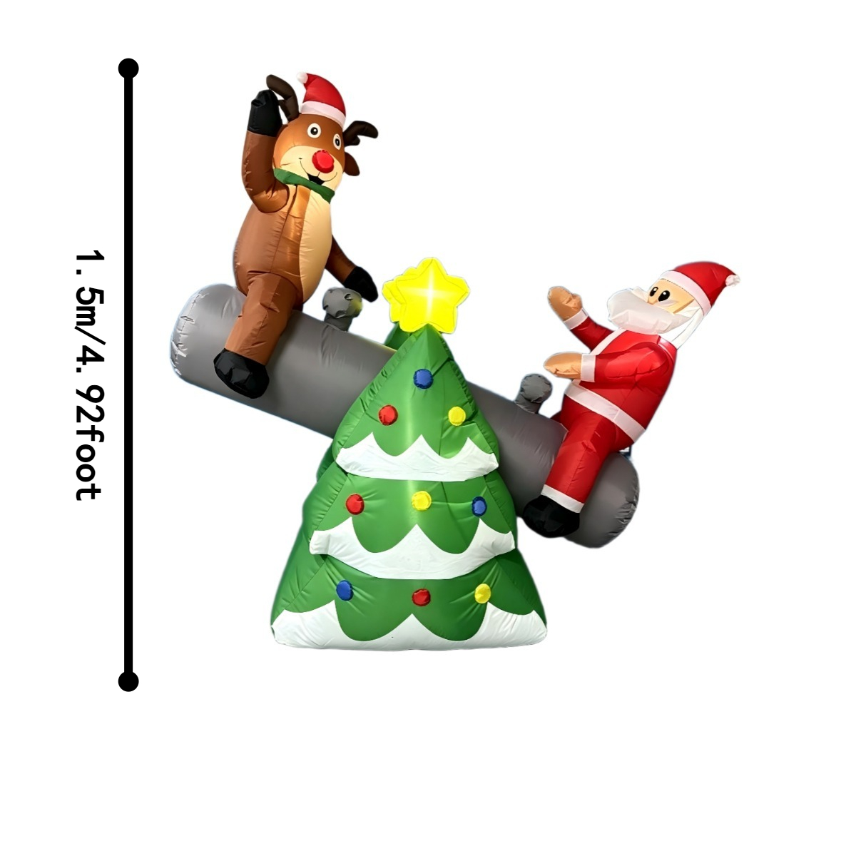 Christmas Inflatable Toys Sant - огляд і ціна Outdoor Lighting On Trees