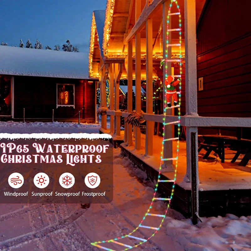 LED Christmas Lights Christmas - огляд і ціна Xmas Outdoor Lighting Decorations