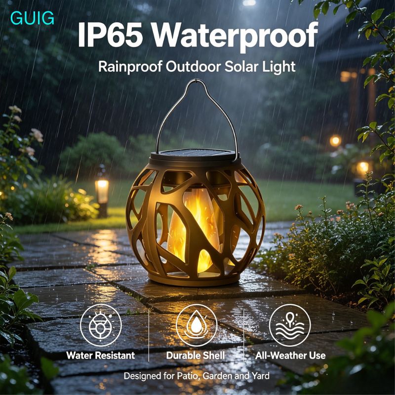 1/2/4 Pack Solar Hanging Flame - огляд і ціна Outdoor Lighting On Trees