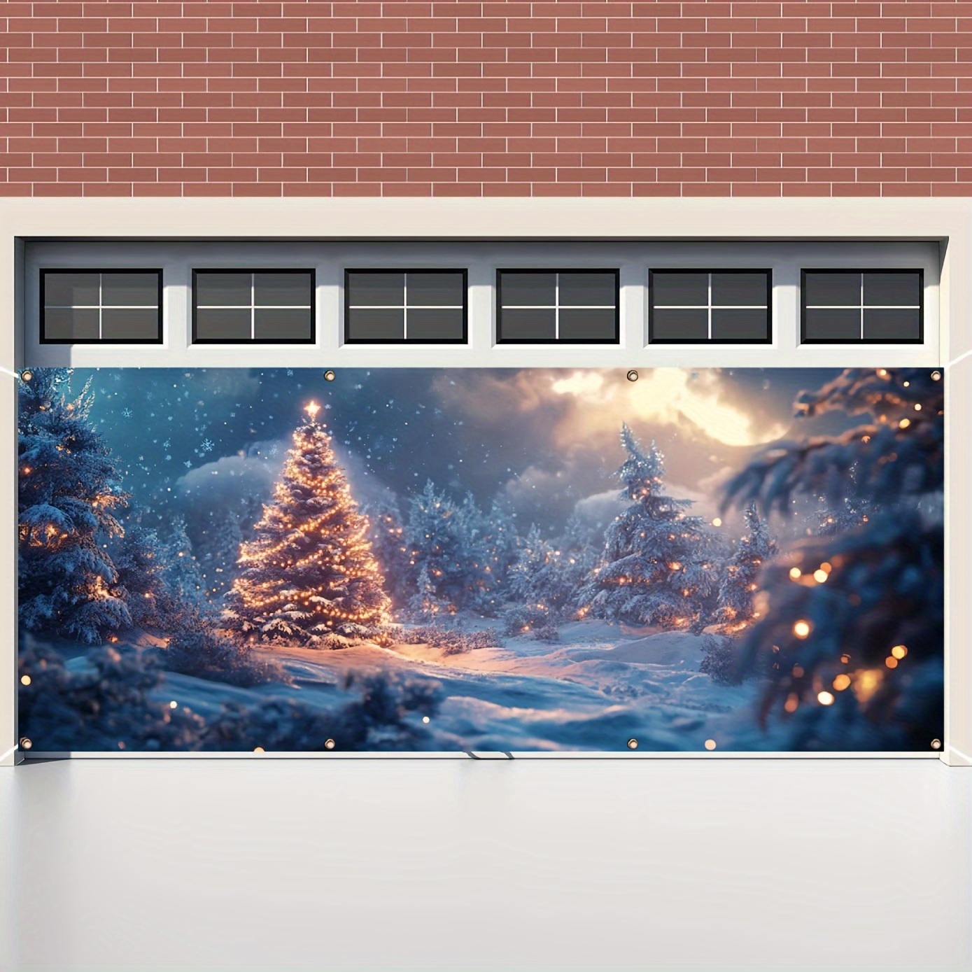 Sparkling Christmas Garage Ban - огляд і ціна Outdoor Lighting On Trees