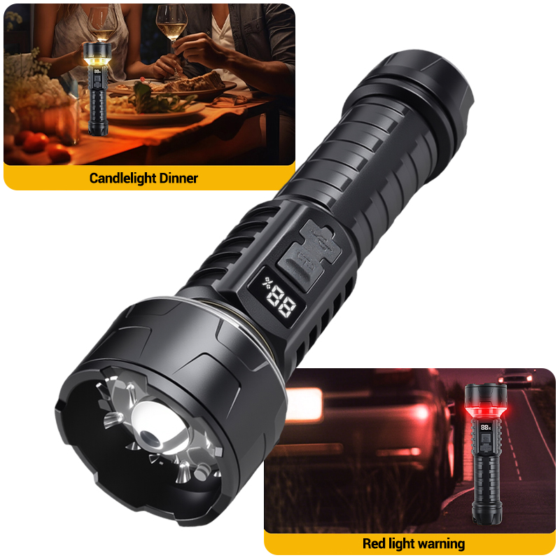 COB LED Flashlight Rechargeabl - огляд і ціна Outdoor Lighting For Camping