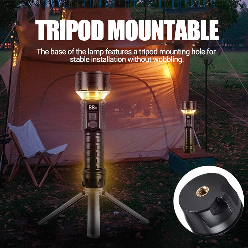 COB LED Flashlight Rechargeabl - огляд і ціна Outdoor Lighting For Camping