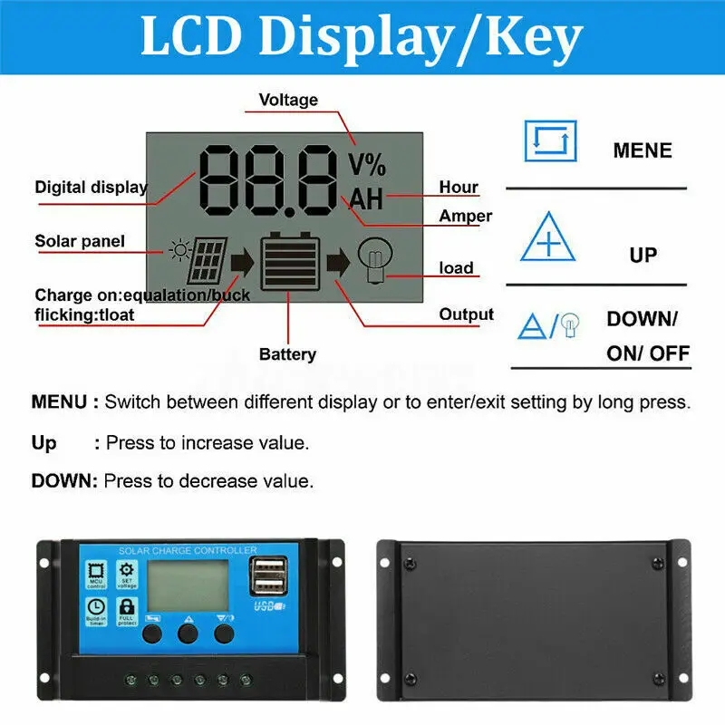 50W Solar Panel Kit Mono Cryst - огляд і ціна Outdoor Lighting Remote Control