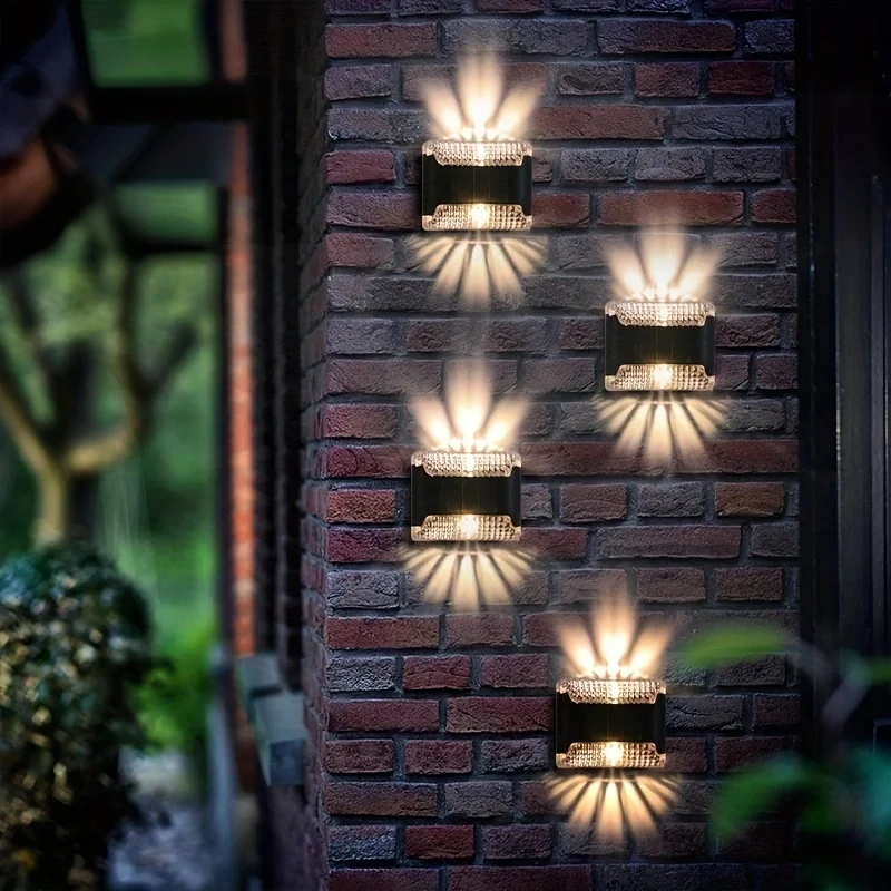 4pc Solar Wall Light: Outdoor  - огляд і ціна Outdoor Lighting Jellyfish