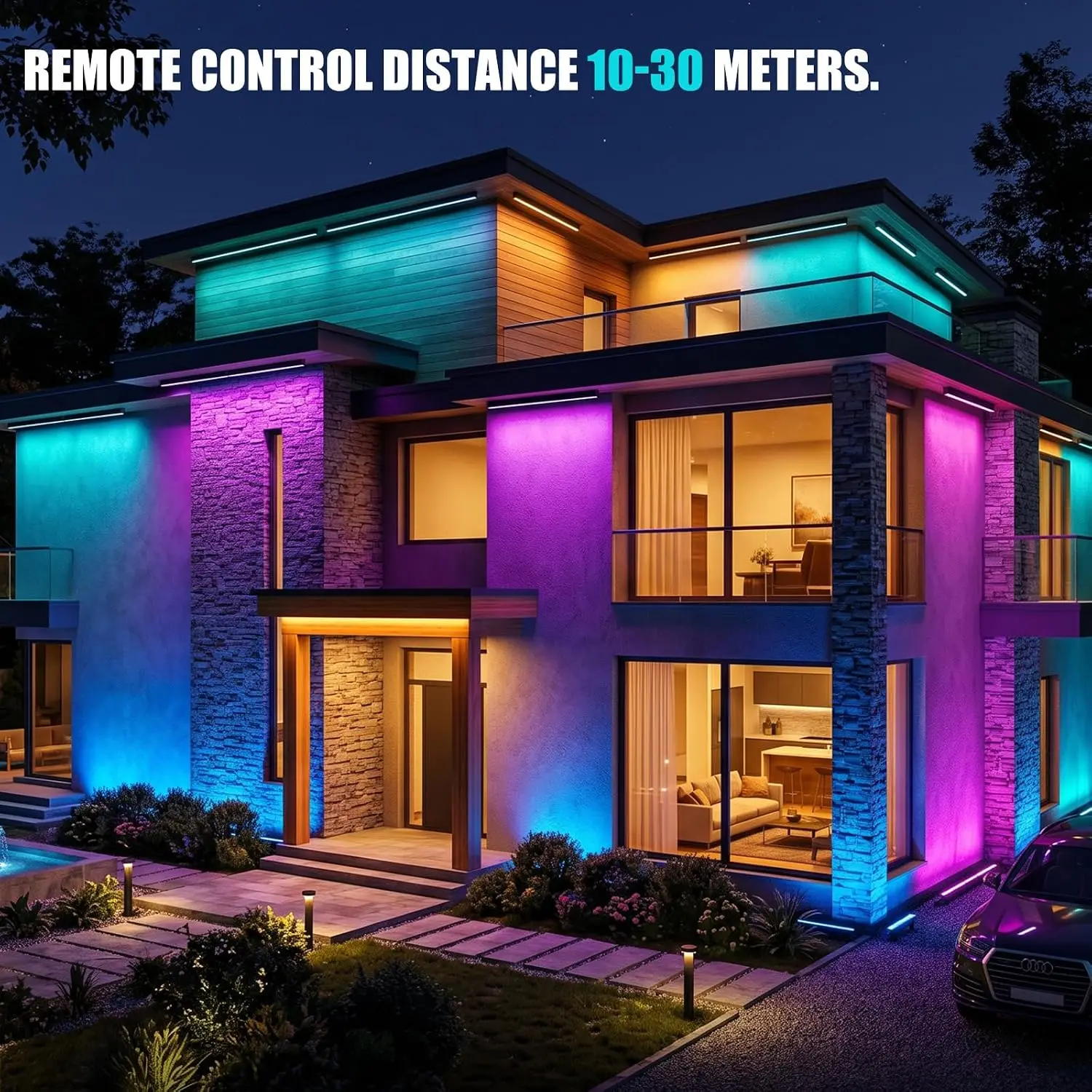 2Pack RGB Wall Washer Lights 1 - огляд і ціна Outdoor Lighting Remote Control