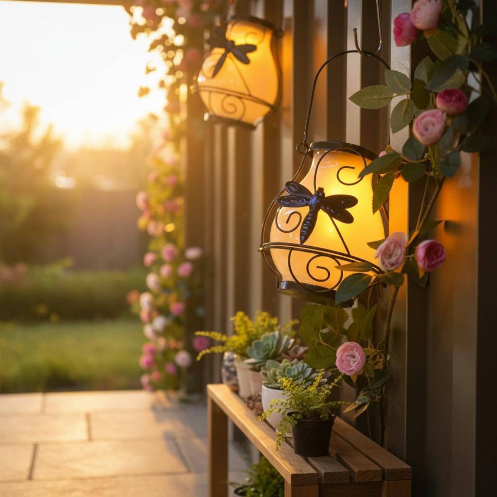 Solar Butterfly Lantern Waterp - огляд і ціна Outdoor Lighting Decoration