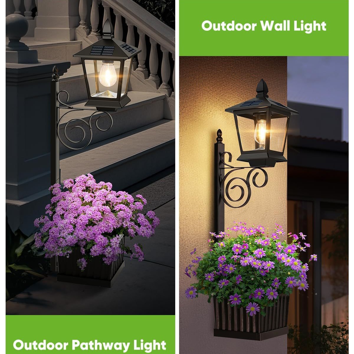 2 in 1 Solar Planter Lamp Wate - огляд і ціна Outdoor Lighting Solar