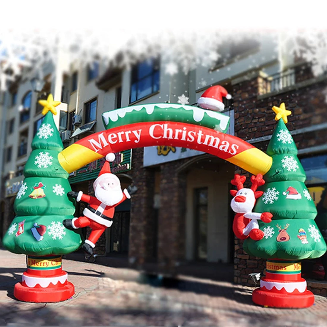 Christmas Inflatable Xmas Tree - огляд і ціна Outdoor Lighting On Trees