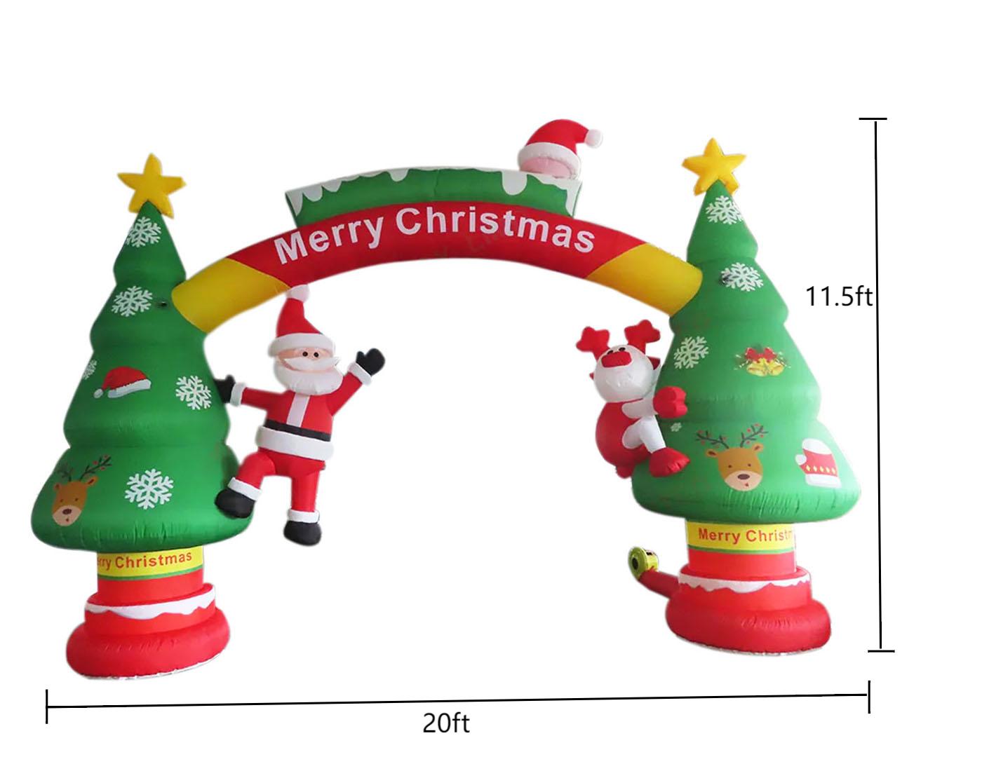 Christmas Inflatable Xmas Tree - огляд і ціна Outdoor Lighting On Trees