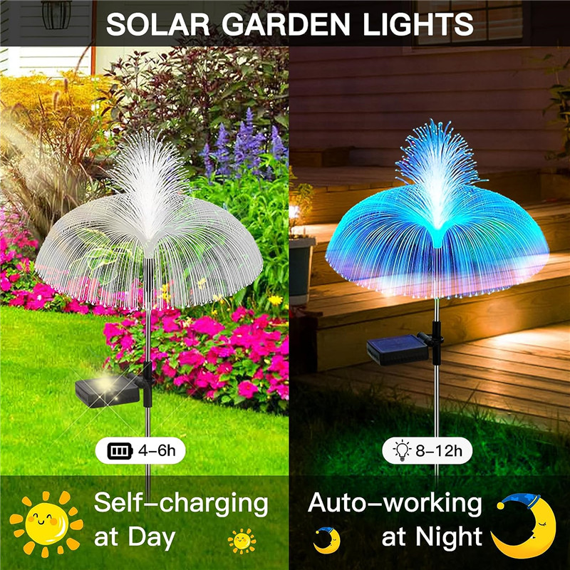 Solar LED Jellyfish Lights Out - огляд і ціна Outdoor Lighting Jellyfish