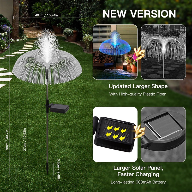 Solar LED Jellyfish Lights Out - огляд і ціна Outdoor Lighting Jellyfish