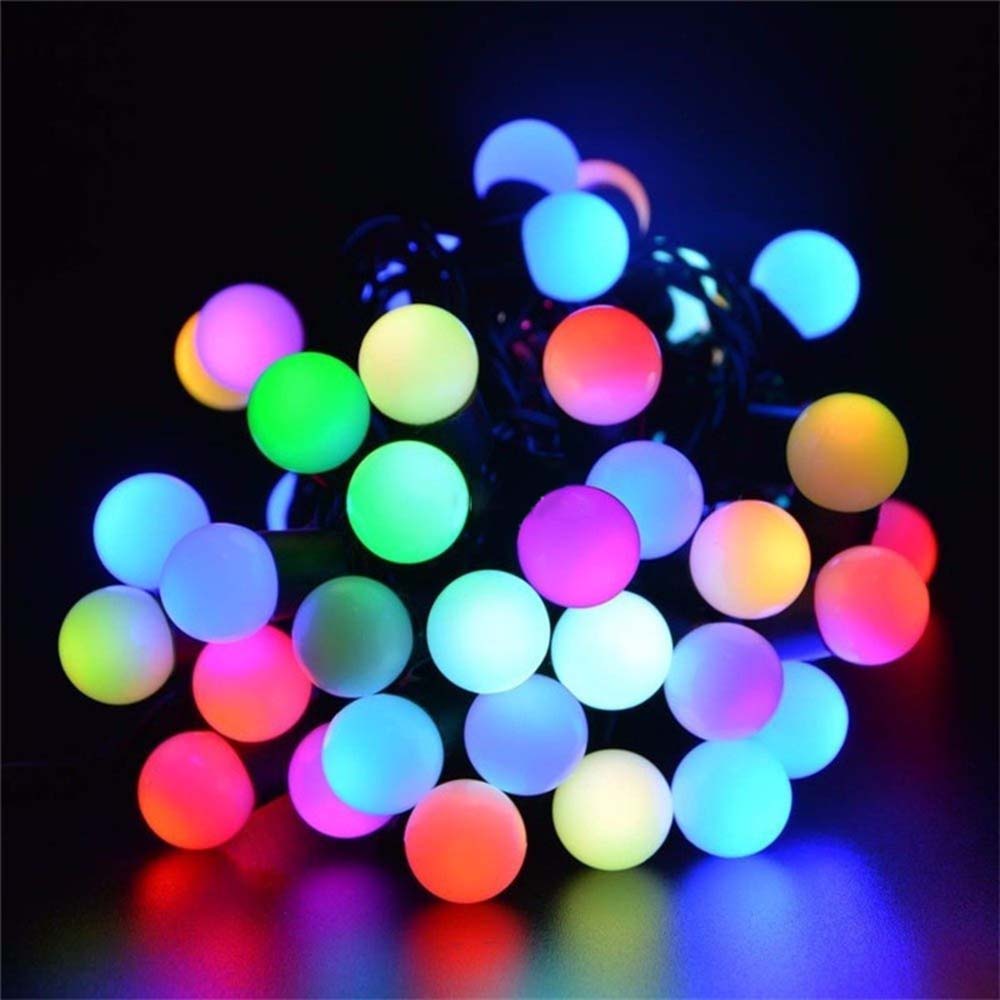 Multicolor 50Leds Solar Light  - огляд і ціна Xmas Outdoor Lighting Decorations