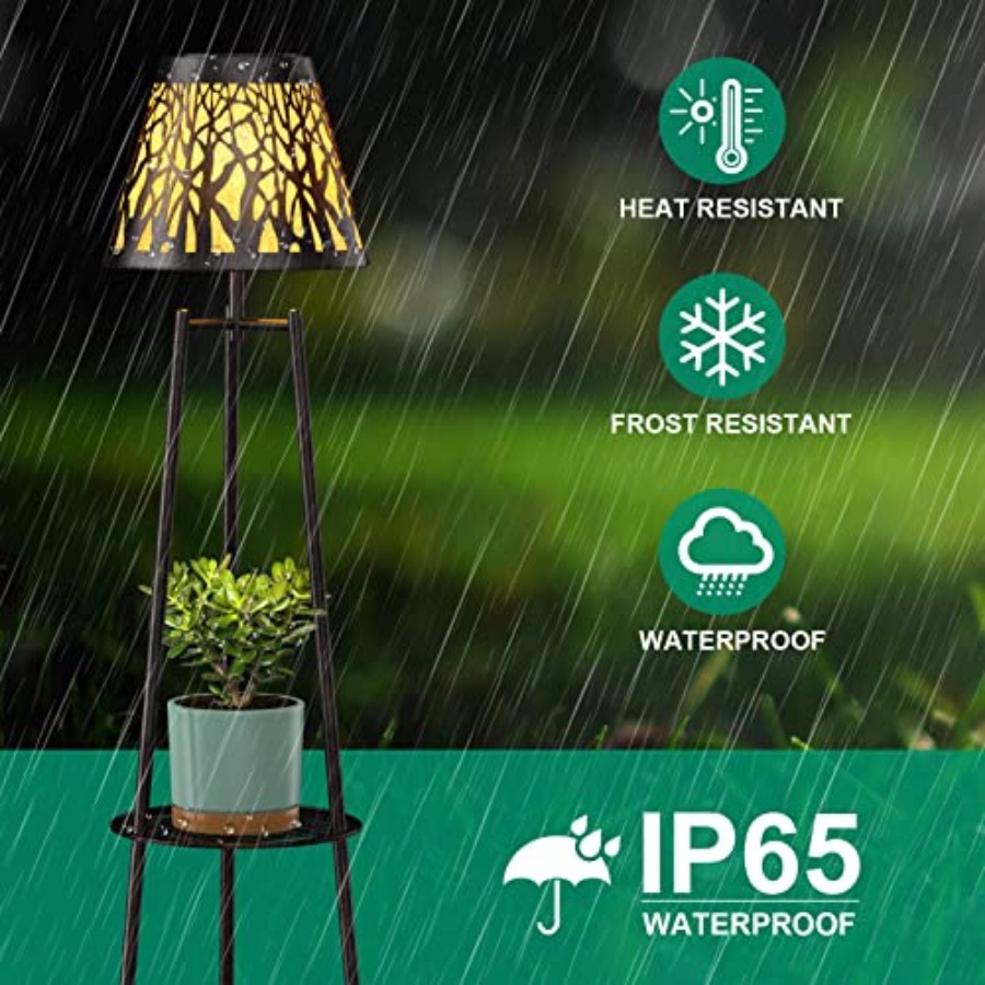 2 Pack Outdoor Solar Floor Lam - огляд і ціна Outdoor Lighting Solar