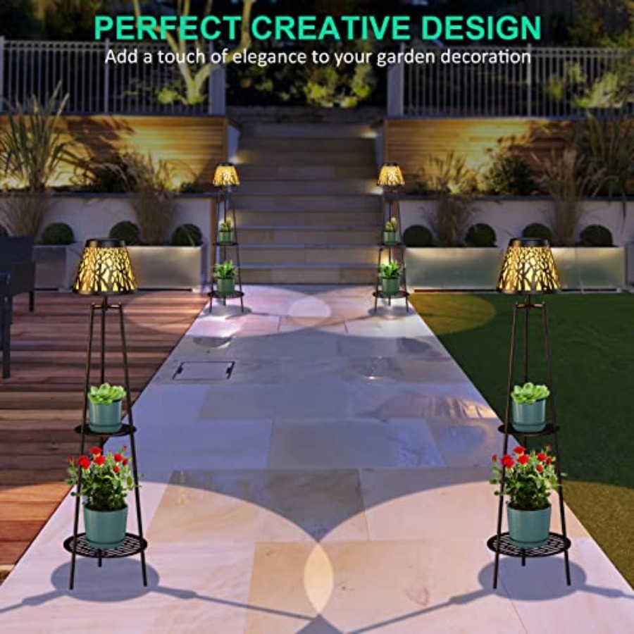 2 Pack Outdoor Solar Floor Lam - огляд і ціна Outdoor Lighting Solar
